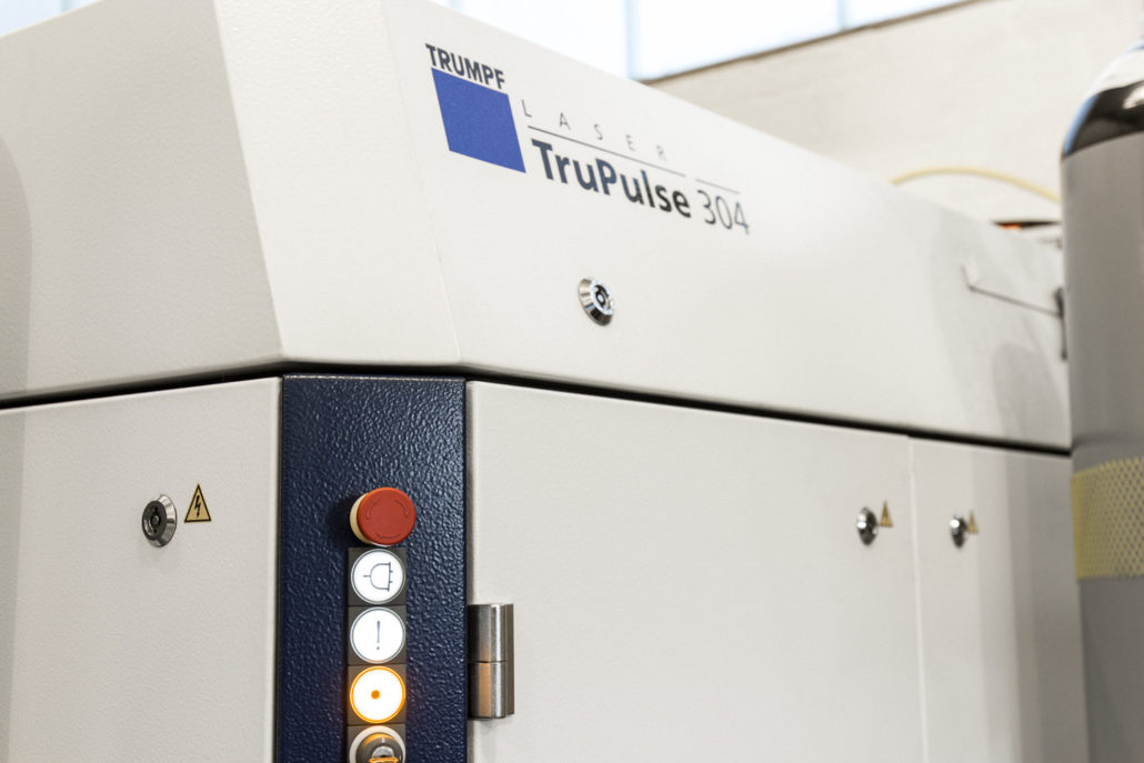 Laserschweißen Heine Maschinenpark Trumpf TruPulse 304